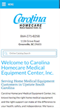 Mobile Screenshot of carolinahomecare.com